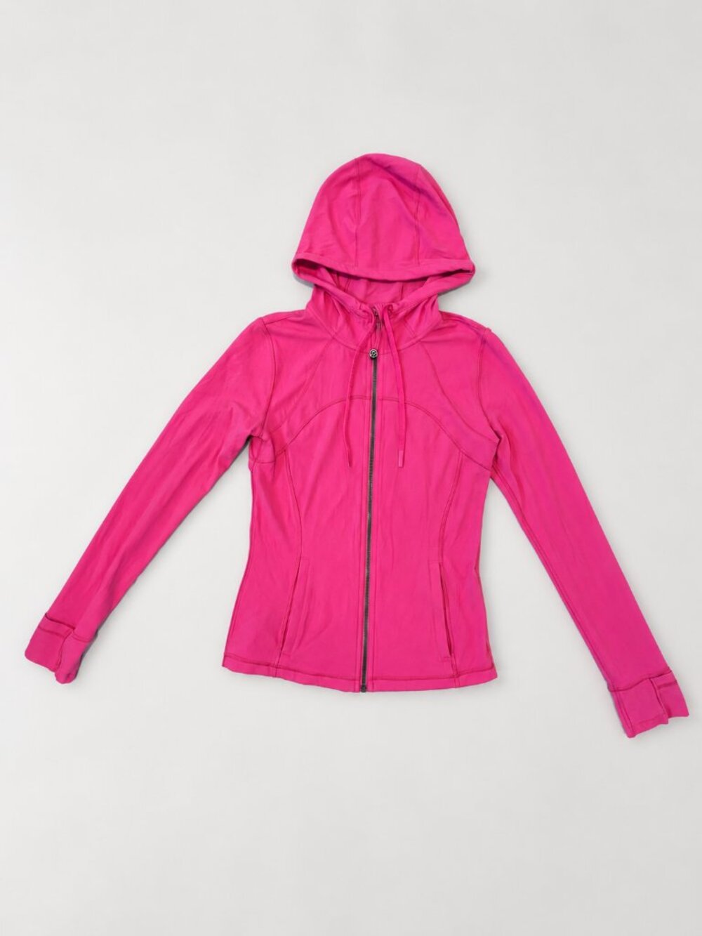 Lululemon Hot Pink Hooded Zip-Up Jacket Size 8